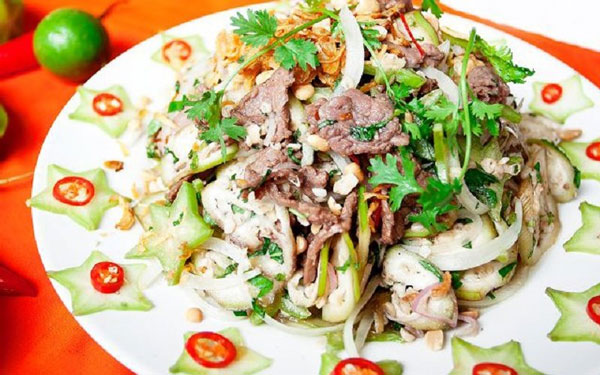 Gỏi bò bóp thấu