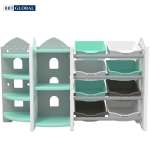 Kệ để đồ chơi cho bé cỡ lớn màu xanh SH9602-3