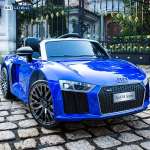 Xe điện cho bé bản quyền AUDI R8 cao cấp màu xanh Audi R8-X