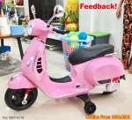 Xe máy điện cho bé gái Vespa BBT-6116