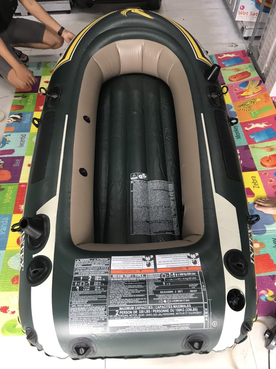 Thuyền bơm hơi INTEX 68347 - Thuyền Seahawk 2 người