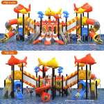 Cầu trượt liên hoàn công viên nước SH-S15