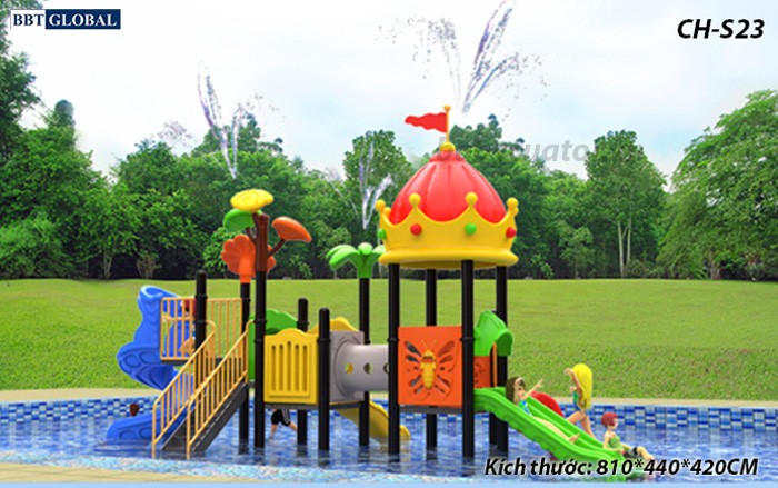 Cầu trượt liên hoàn công viên nước SH-S23