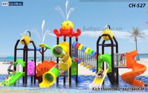Cầu trượt liên hoàn công viên nước SH-S27