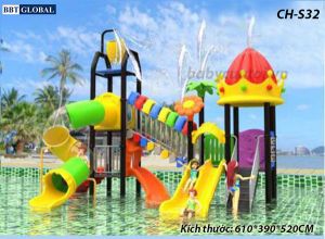 Cầu trượt liên hoàn công viên nước SH-S32