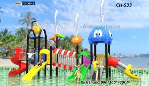 Cầu trượt liên hoàn công viên nước SH-S33