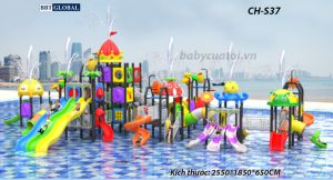 Cầu trượt liên hoàn công viên nước SH-S37