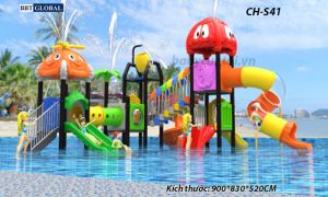 Cầu trượt liên hoàn công viên nước SH-S41