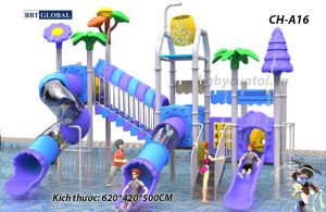 Cầu trượt liên hoàn công viên nước SH-A16