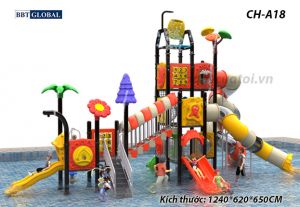 Cầu trượt liên hoàn công viên nước SH-A18