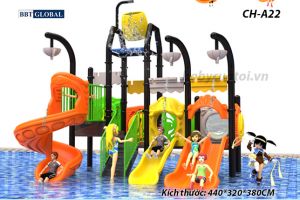 Cầu trượt liên hoàn công viên nước SH-A22