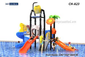 Cầu trượt liên hoàn công viên nước SH-A23