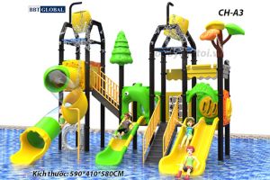Cầu trượt liên hoàn công viên nước SH-A3