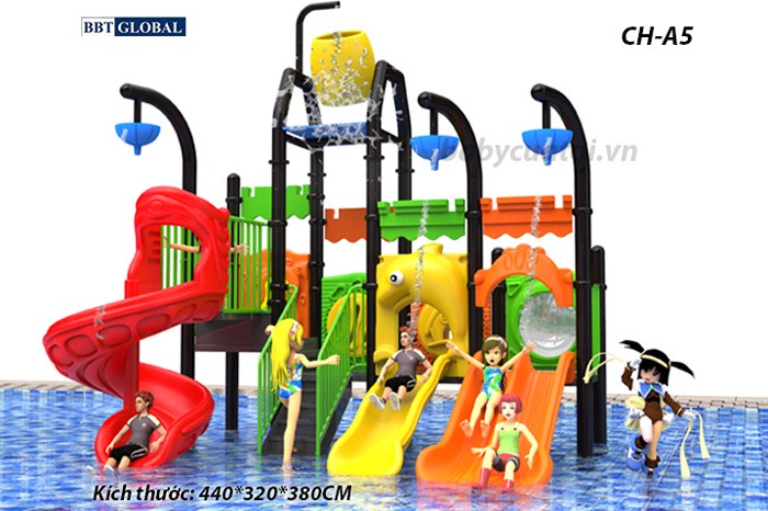 Cầu trượt liên hoàn công viên nước SH-A5