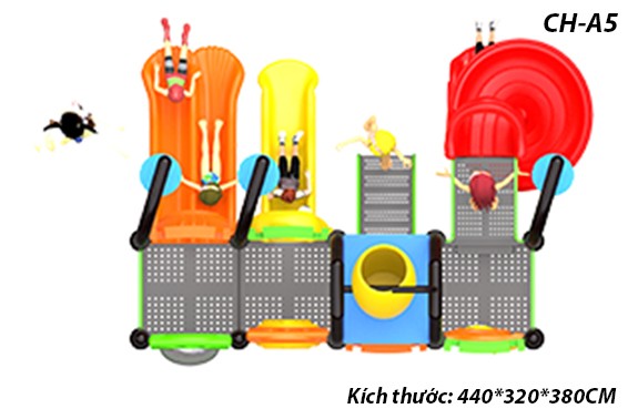 Cầu trượt liên hoàn công viên nước SH-A5