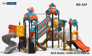 Cầu trượt liên hoàn cao cấp nhập khẩu BG-324