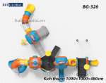 Cầu trượt liên hoàn cao cấp nhập khẩu BG-326