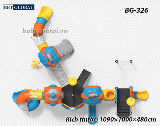 Cầu trượt liên hoàn cao cấp nhập khẩu BG-326