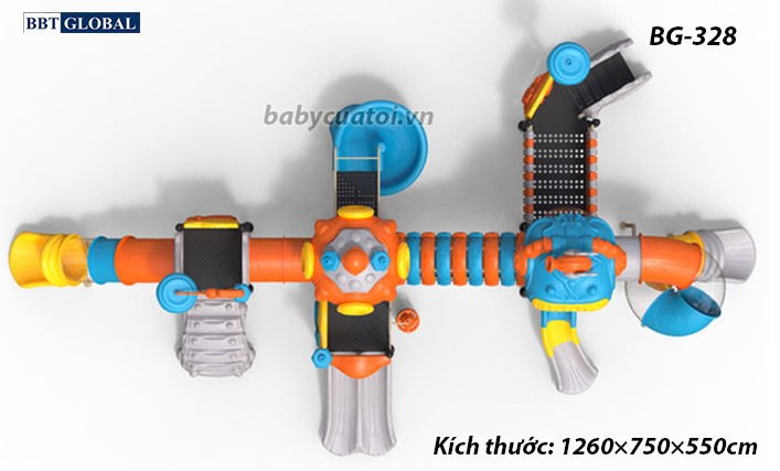 Cầu trượt liên hoàn cao cấp nhập khẩu BG-328