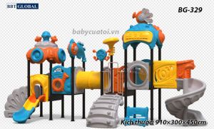 Cầu trượt liên hoàn cao cấp nhập khẩu BG-329