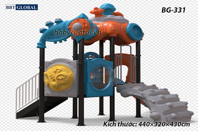 Cầu trượt liên hoàn cao cấp nhập khẩu BG-331