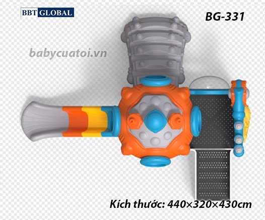 Cầu trượt liên hoàn cao cấp nhập khẩu BG-331
