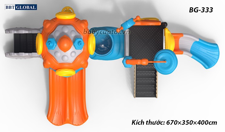 Cầu trượt liên hoàn cao cấp nhập khẩu BG-333