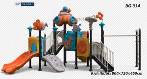 Cầu trượt liên hoàn cao cấp nhập khẩu BG-334