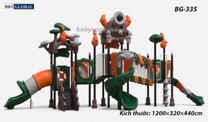 Cầu trượt liên hoàn cao cấp nhập khẩu BG-335