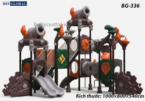 Cầu trượt liên hoàn cao cấp nhập khẩu BG-336