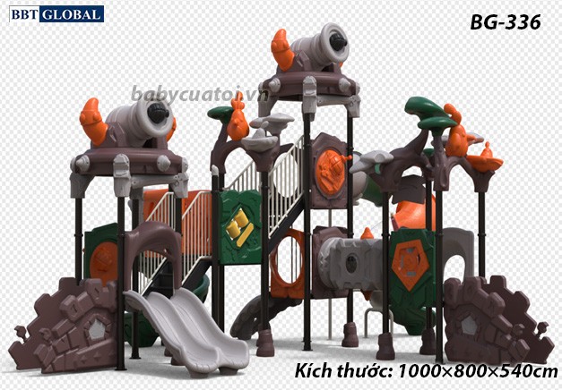 Cầu trượt liên hoàn cao cấp nhập khẩu BG-336
