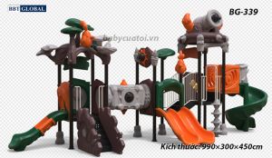 Cầu trượt liên hoàn cao cấp nhập khẩu BG-339