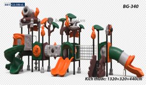 Cầu trượt liên hoàn cao cấp nhập khẩu BG-340