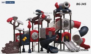 Cầu trượt liên hoàn cao cấp nhập khẩu BG-345