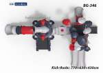 Cầu trượt liên hoàn cao cấp nhập khẩu BG-346