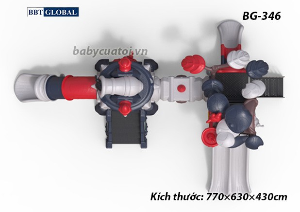 Cầu trượt liên hoàn cao cấp nhập khẩu BG-346