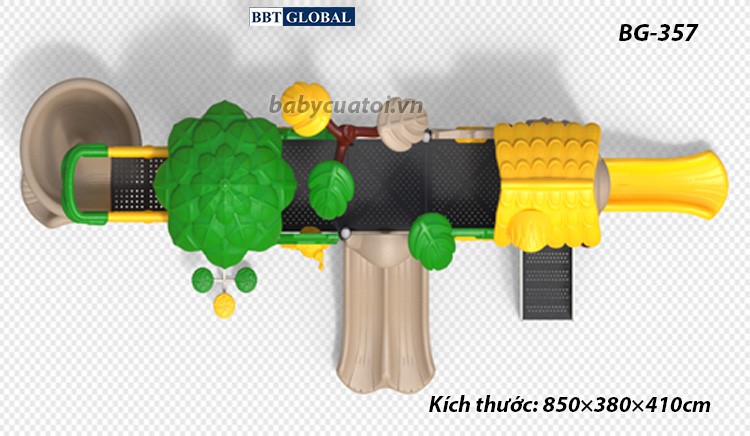 Cầu trượt liên hoàn cao cấp nhập khẩu BG-357