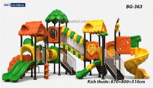 Cầu trượt liên hoàn cao cấp nhập khẩu BG-363