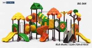 Cầu trượt liên hoàn cao cấp nhập khẩu BG-364