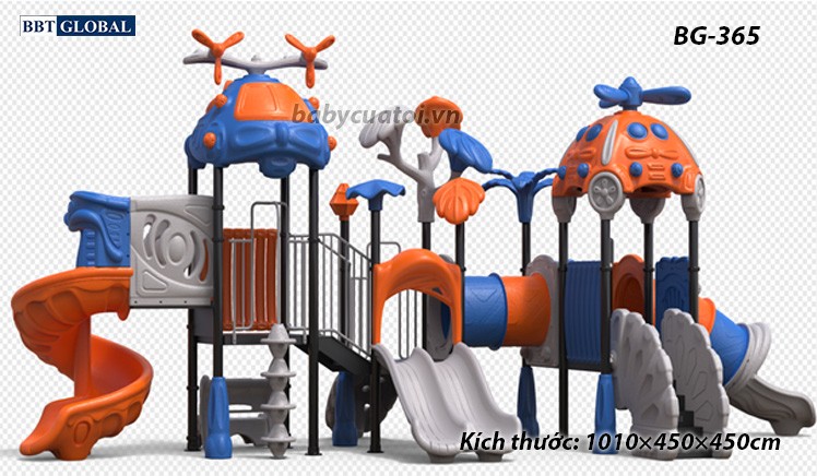 Cầu trượt liên hoàn cao cấp nhập khẩu BG-365