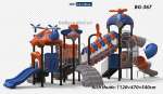 Cầu trượt liên hoàn cao cấp nhập khẩu BG-367