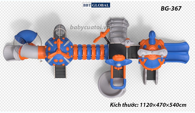 Cầu trượt liên hoàn cao cấp nhập khẩu BG-367
