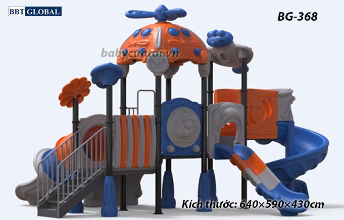 Cầu trượt liên hoàn cao cấp nhập khẩu BG-368
