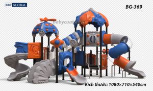 Cầu trượt liên hoàn cao cấp nhập khẩu BG-369