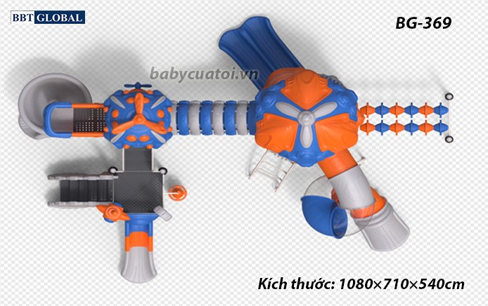 Cầu trượt liên hoàn cao cấp nhập khẩu BG-369