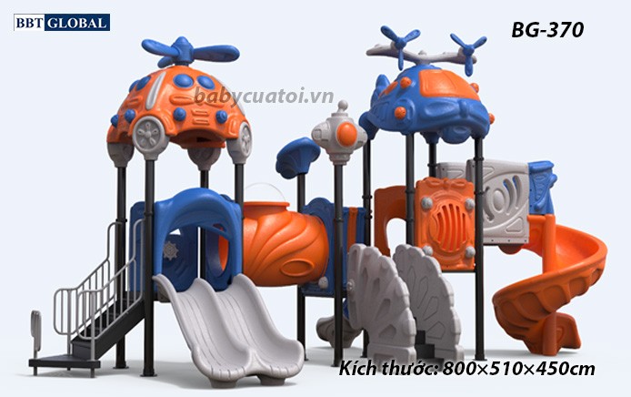 Cầu trượt liên hoàn cao cấp nhập khẩu BG-370