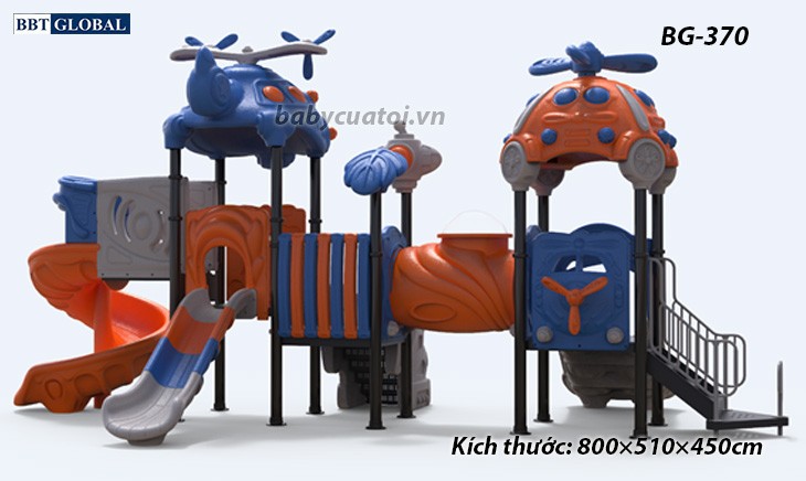 Cầu trượt liên hoàn cao cấp nhập khẩu BG-370
