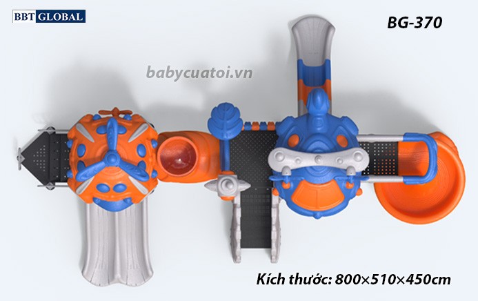 Cầu trượt liên hoàn cao cấp nhập khẩu BG-370