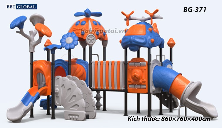 Cầu trượt liên hoàn cao cấp nhập khẩu BG-371