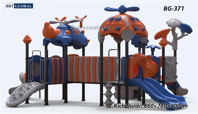 Cầu trượt liên hoàn cao cấp nhập khẩu BG-371